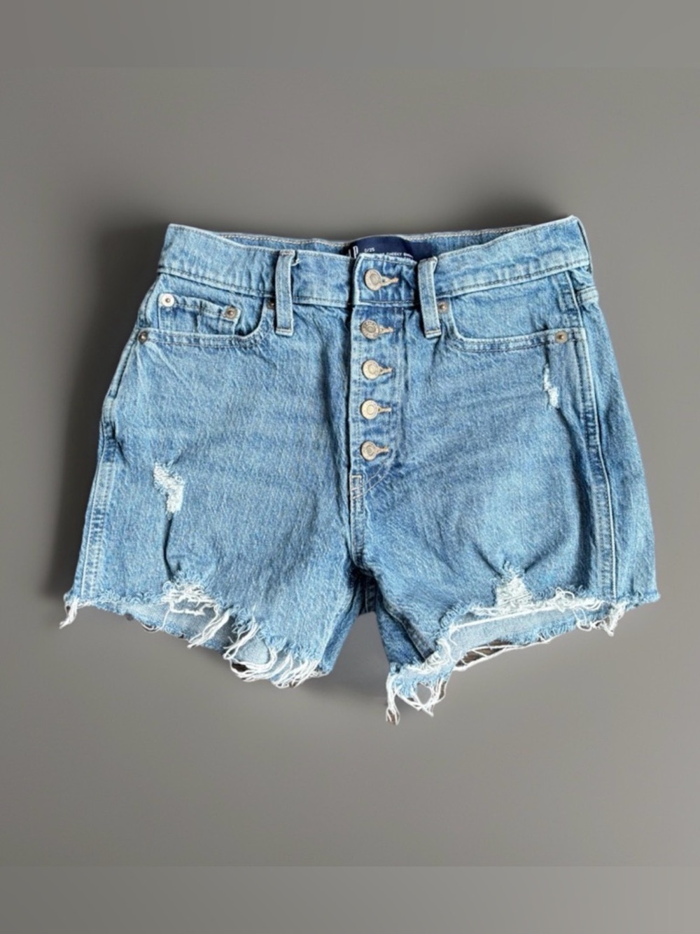 Gap High Rise Cheeky Short size 0/25 denim Jean short